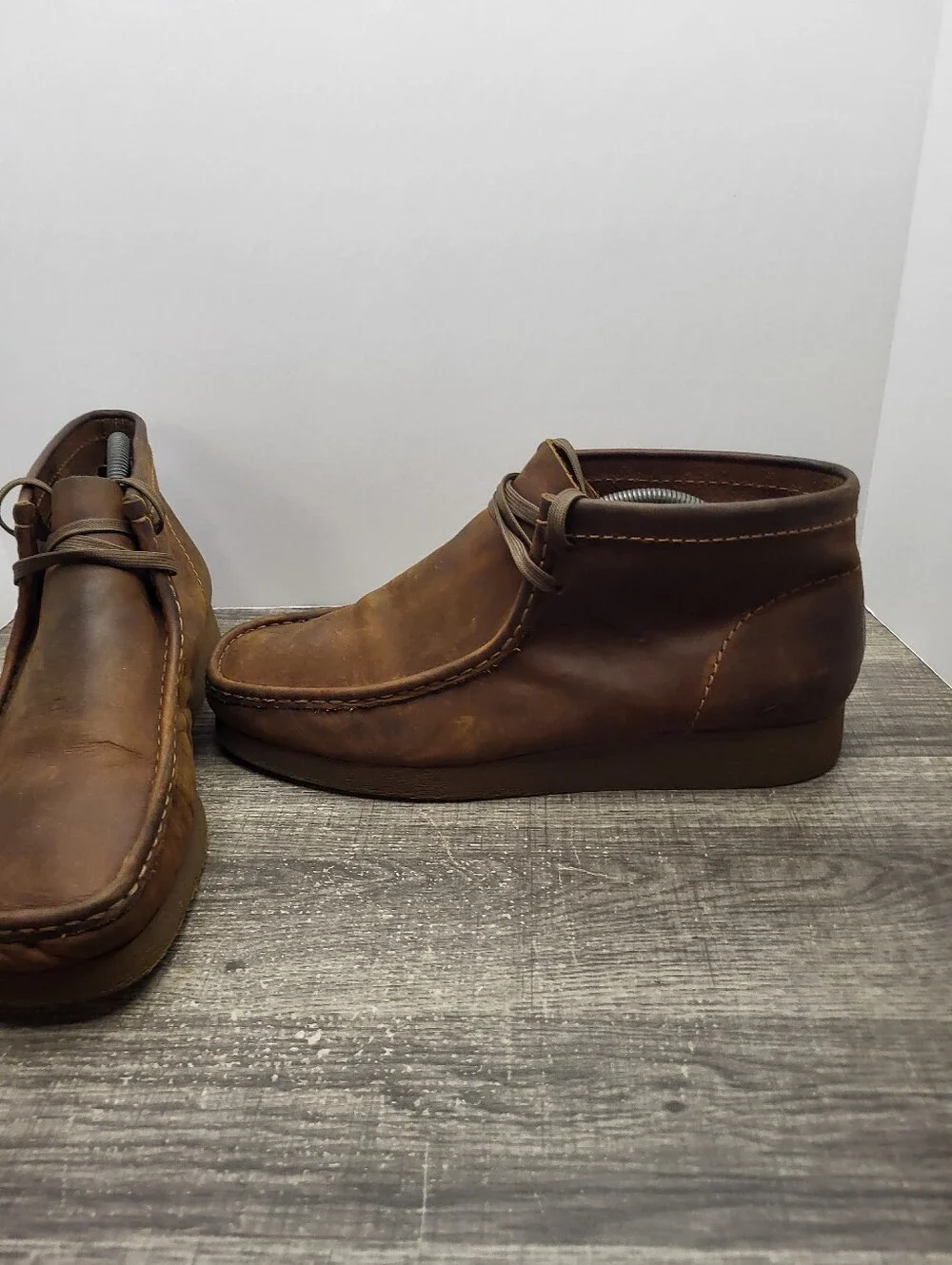 Clarks Collection Wallabees Shoes Men Size 11 Leather Moccasin 11826